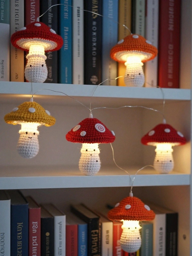 Mushroom Covers for String Lights