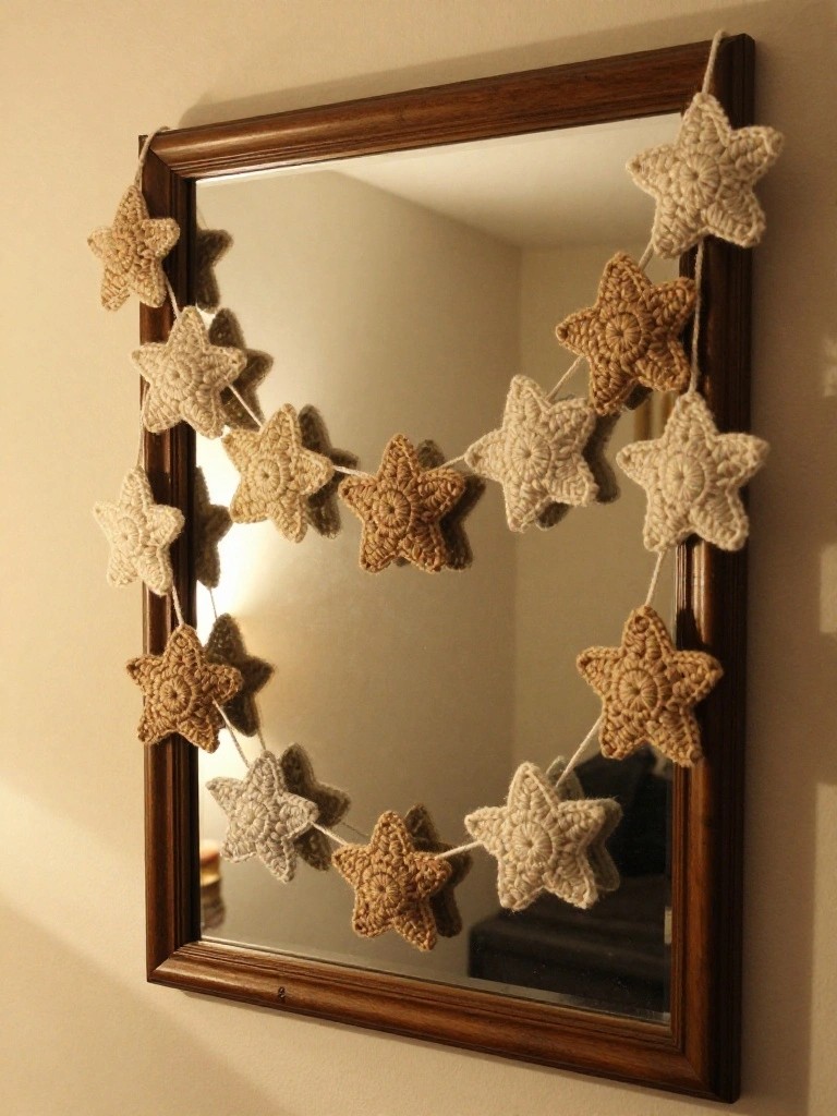 Star Garland for Mirror Frames