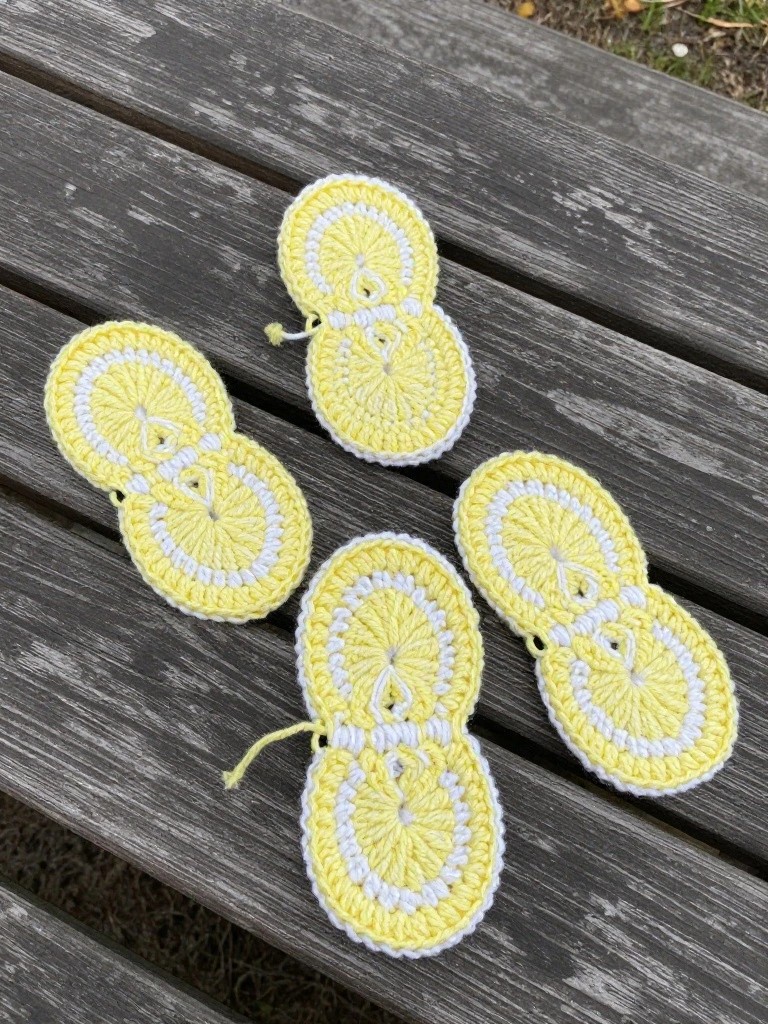 Lemon Slice Coasters for Summer Tables