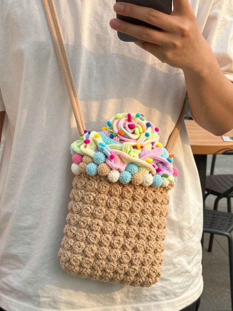 Ice Cream Sundae Beach Bag