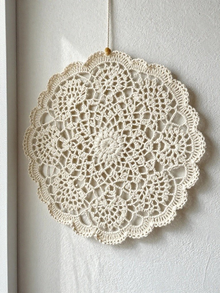 Crochet Doily Wall Hanging