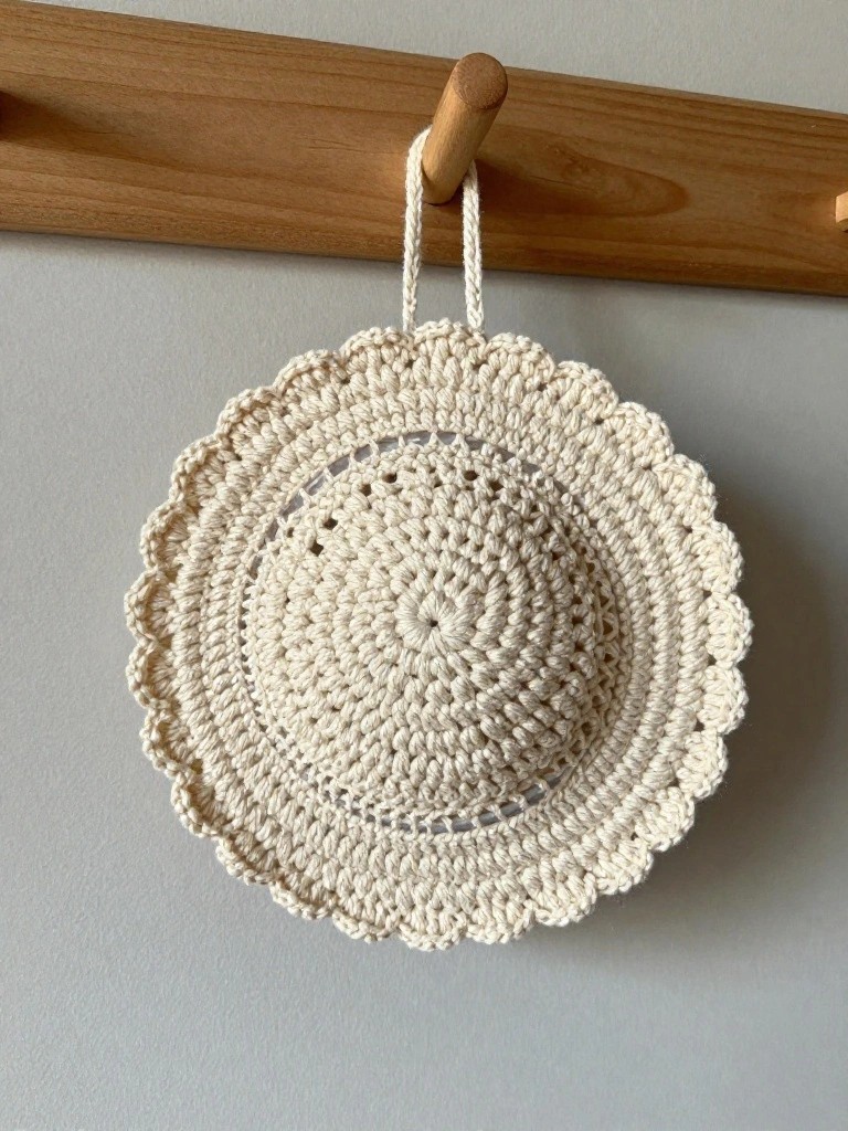 Hanging Scalloped Mat