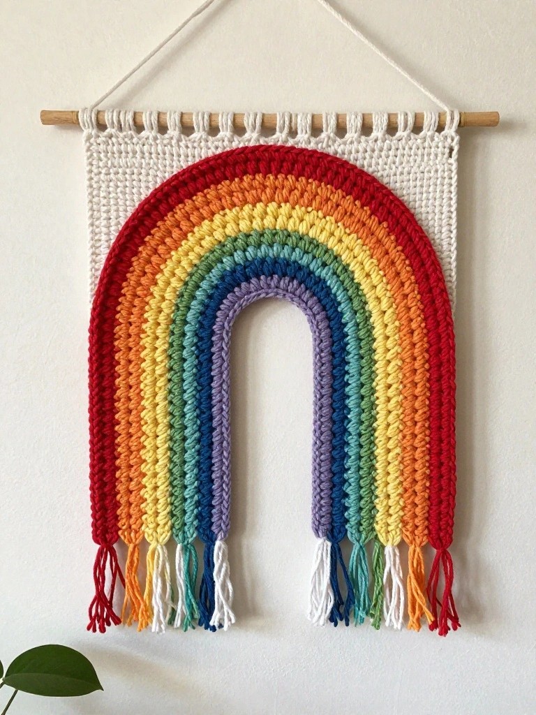 Rainbow Arc Wall Hanging