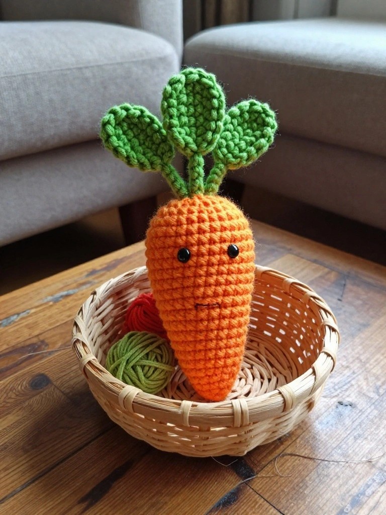 Crochet Carrot Amigurumi