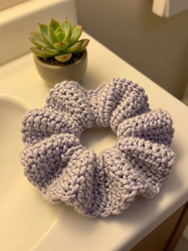 Crochet Hair Scrunchies