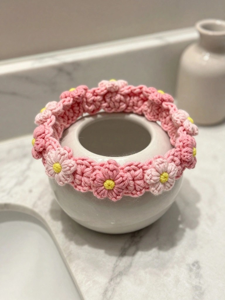 Crochet Daisy Headband