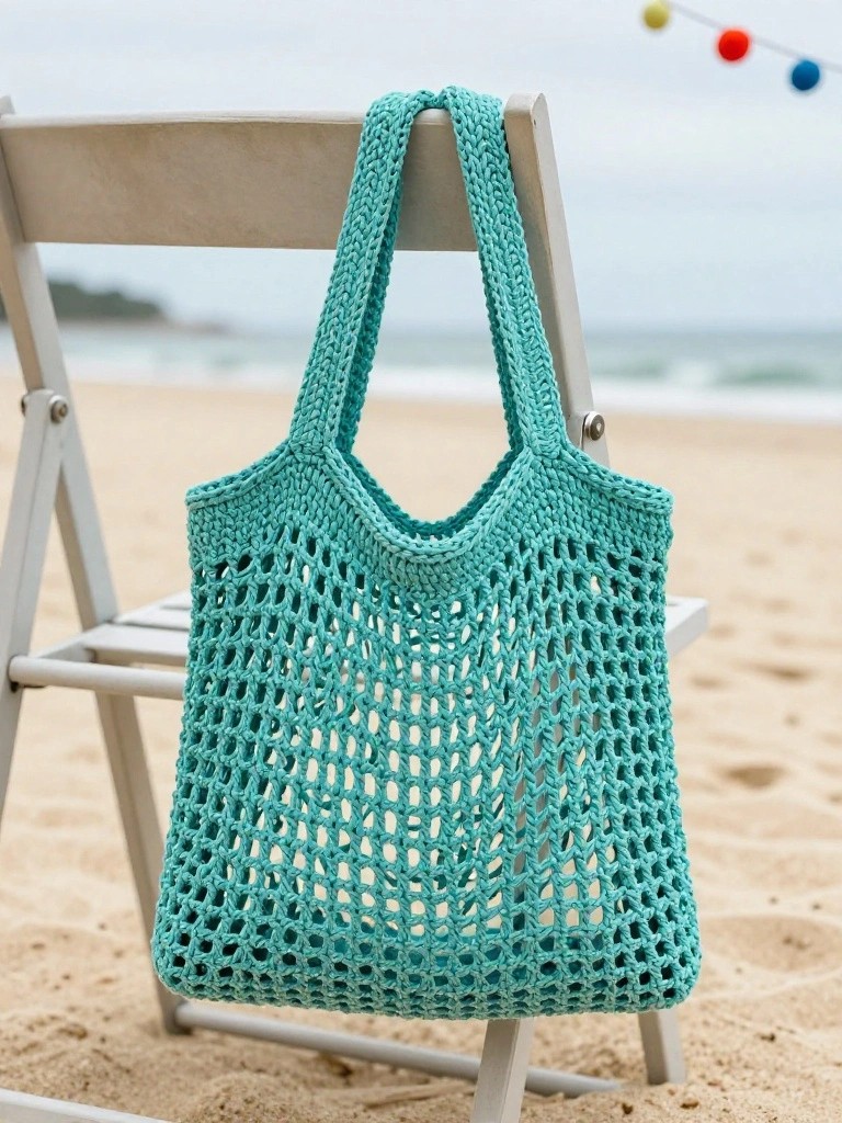 Mesh Tote Bag for Summer Carry