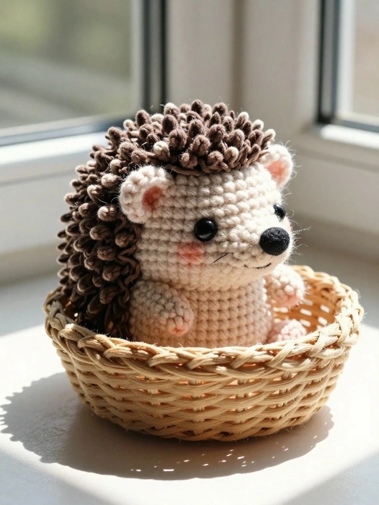 Scrap Yarn Hedgehog Amigurumi