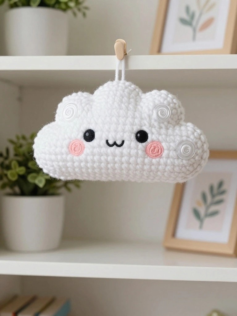 Hanging Cloud Plush Ornament