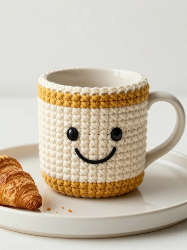 Smiley Face Mug Cozies