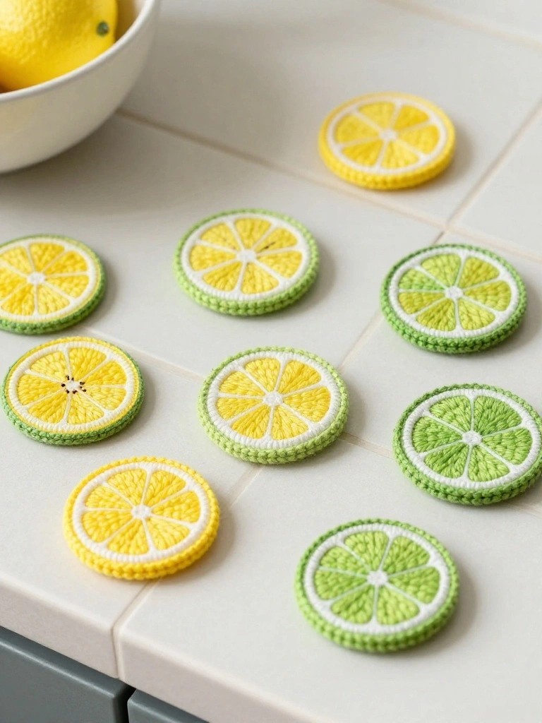 Citrus Slice Coasters