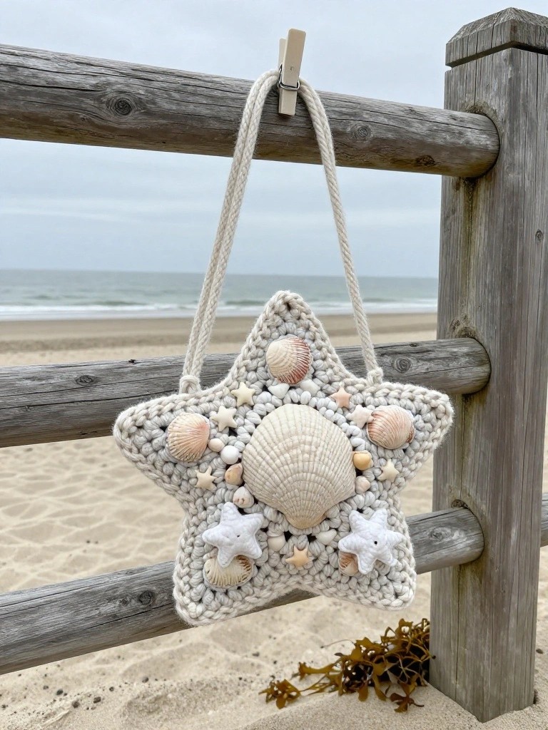 Star Shaped Shell Pouch