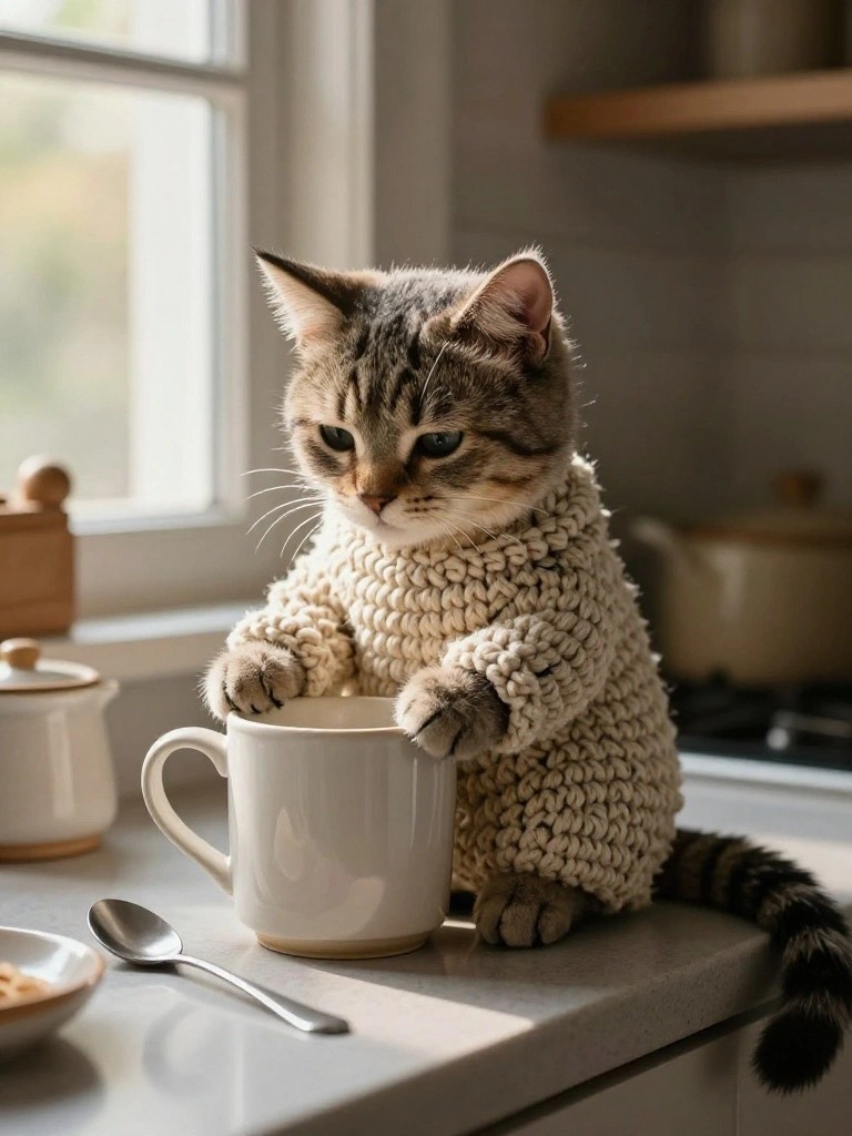 Crochet Cat Sweater