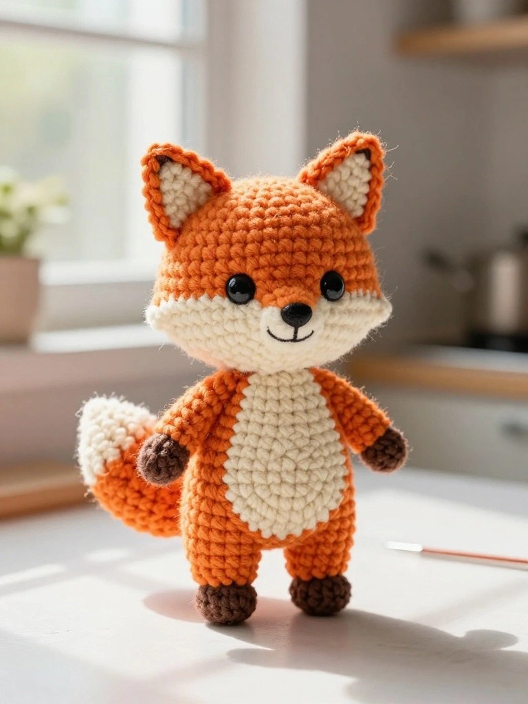 Simple Fox Amigurumi Plush