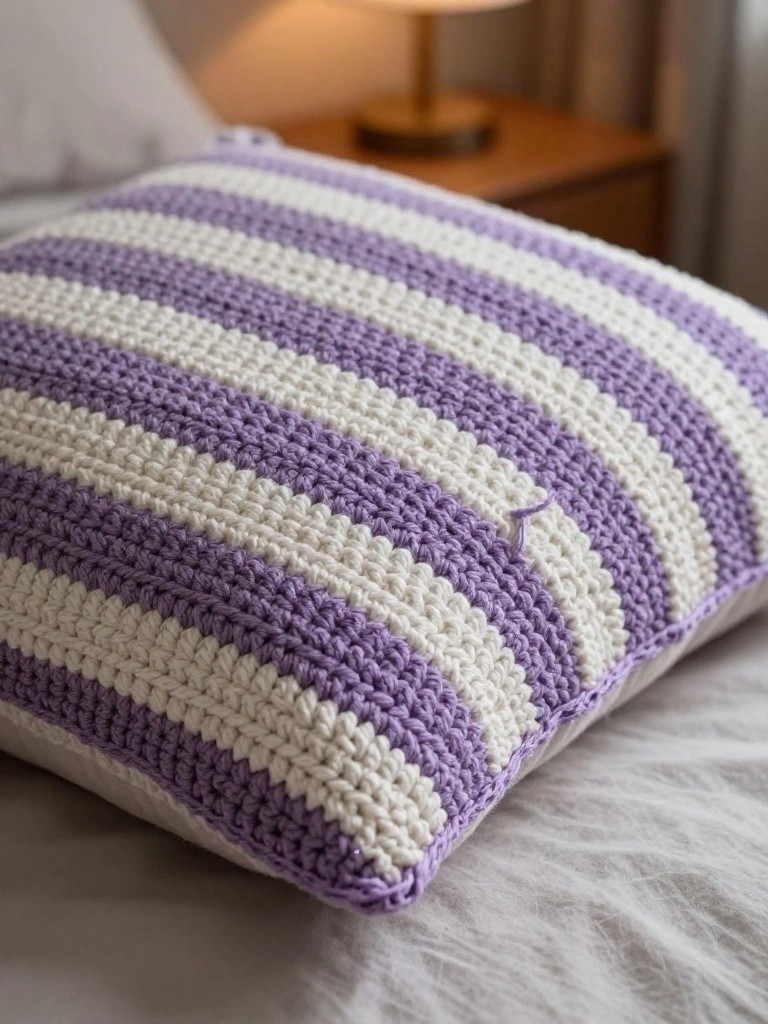 Striped Pillow Cover