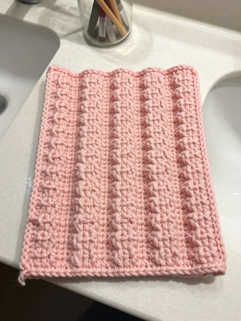 Textured Washcloth for Daily Bathroom Use
